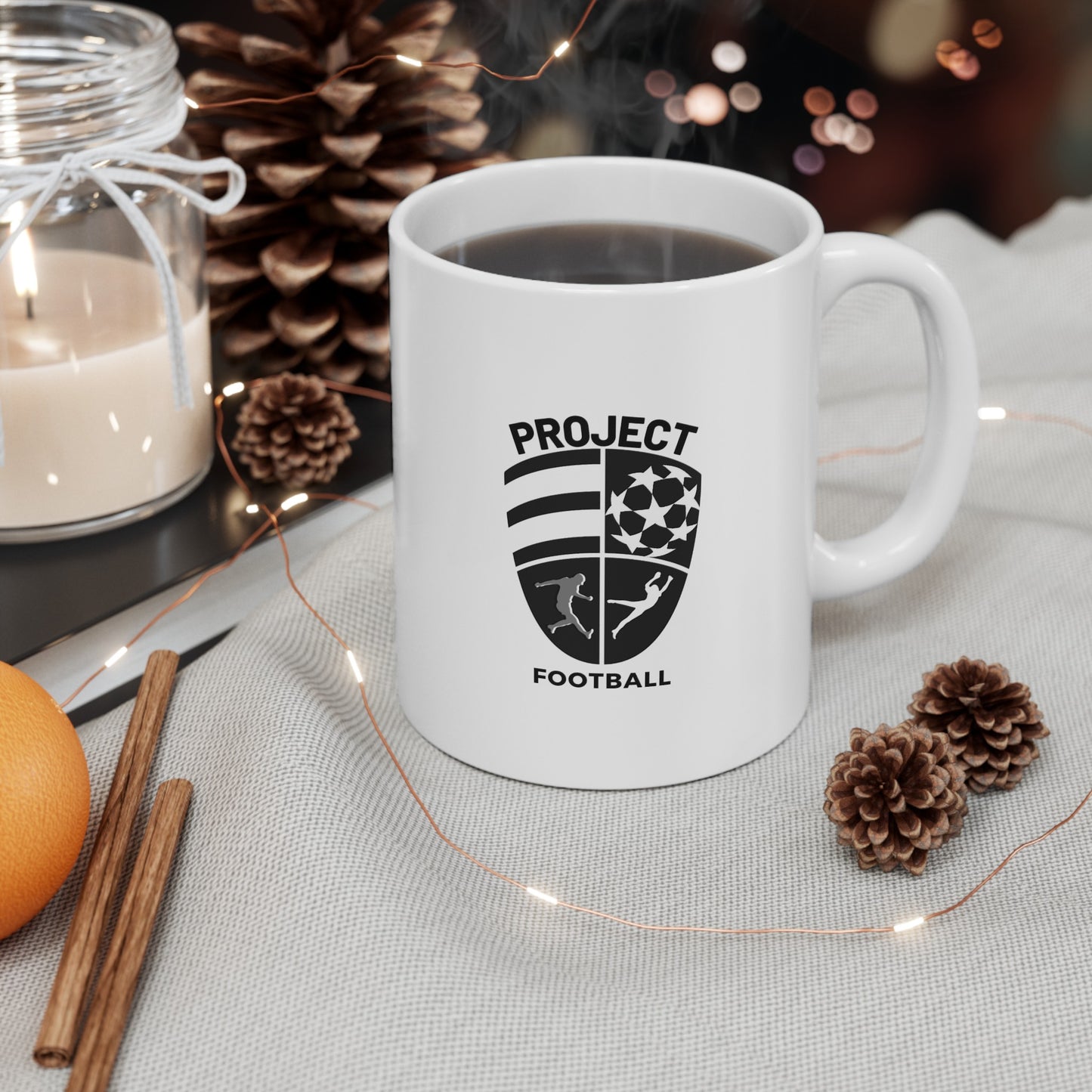 Project Football Ceramic Mug, (11oz)